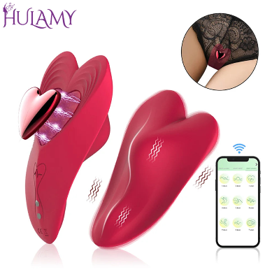 Vibrador de Calcinha Coração - App controle até de outro pais