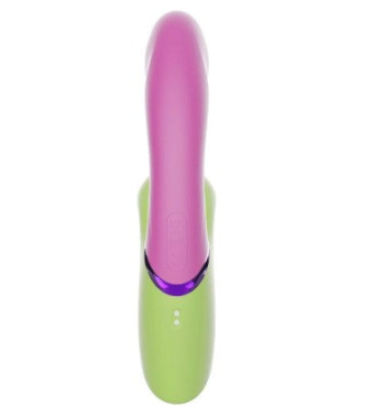 Macetando – Vibrador Penetrável com Função Tapping e Estimulador de Clitóris