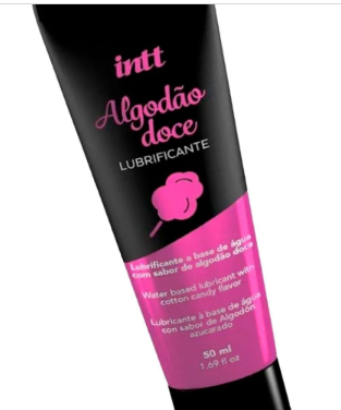 Lubrificante corporal com aroma de algodão doce 50ml