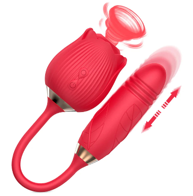 Vibrador Sugador para Clitóris e Mamilos – Lambe, Suga e Vibra com Intensidade Irresistível