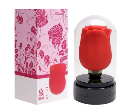 Rosa Vibrador Cúpula Pulsação E Língua