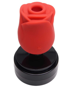 Rosa Vibrador Cúpula Pulsação E Língua