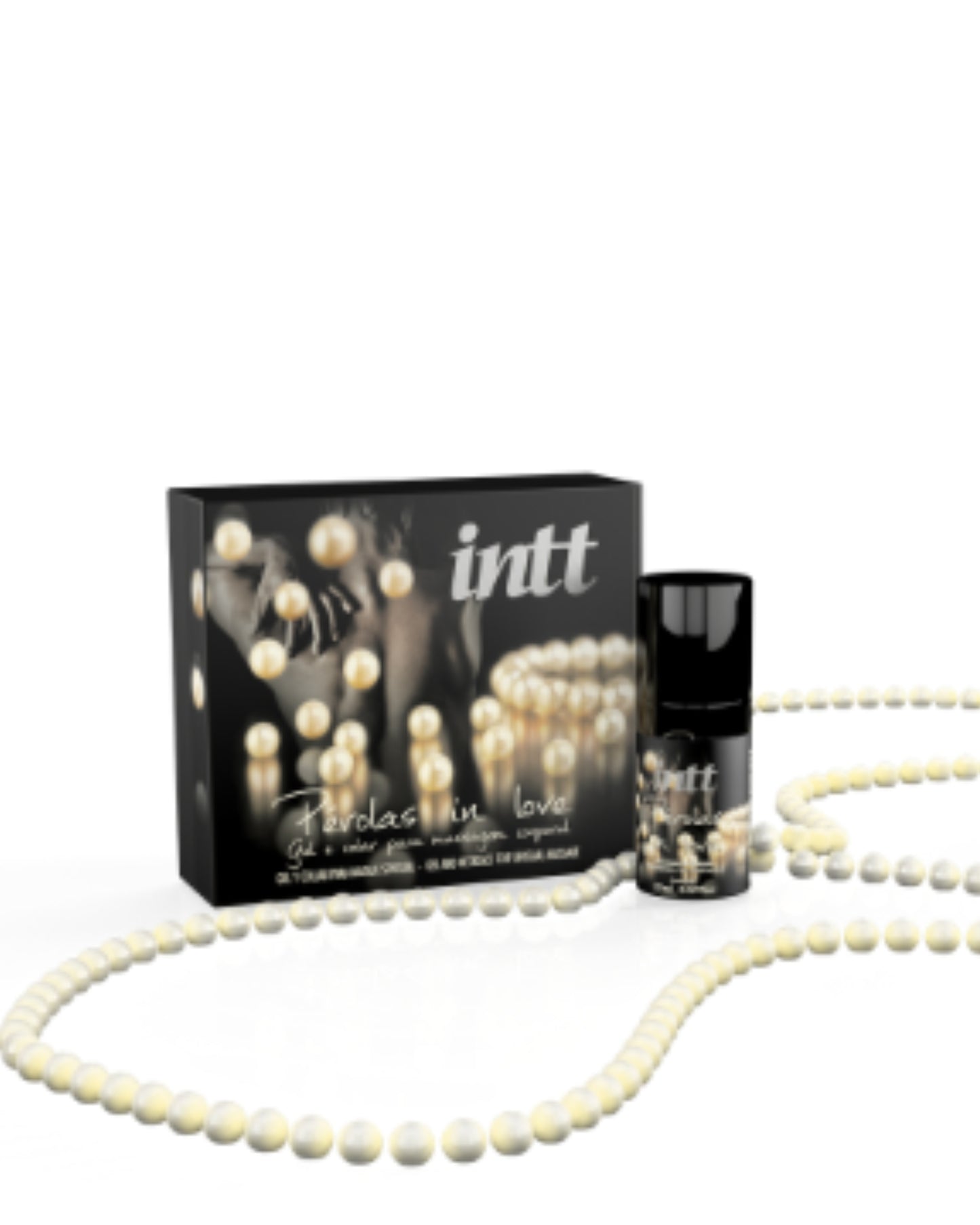Pérolas in Love kit com colar de pérolas e gel de silicone 17ml