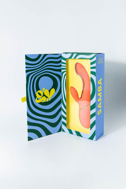 Samba Vibrador Rabbit com Power Finger