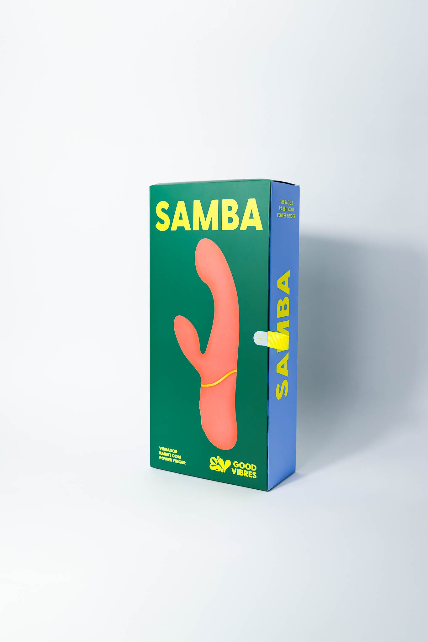 Samba Vibrador Rabbit com Power Finger
