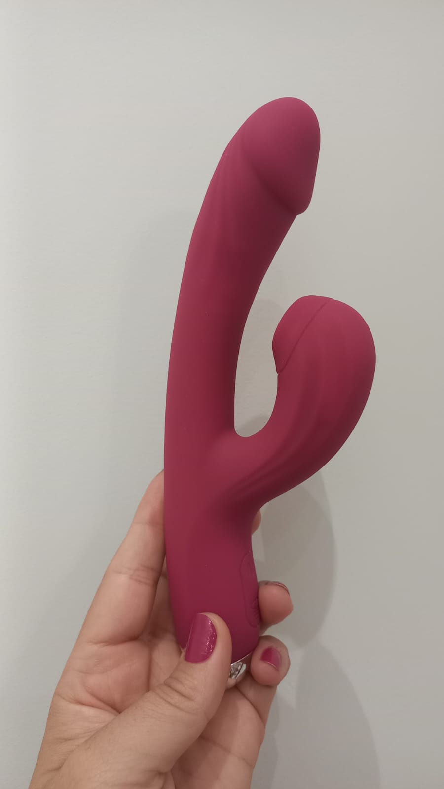 Vibrador Duplo Penetração e Sucção 10 Modos – Estímulo Ponto G e Clitóris