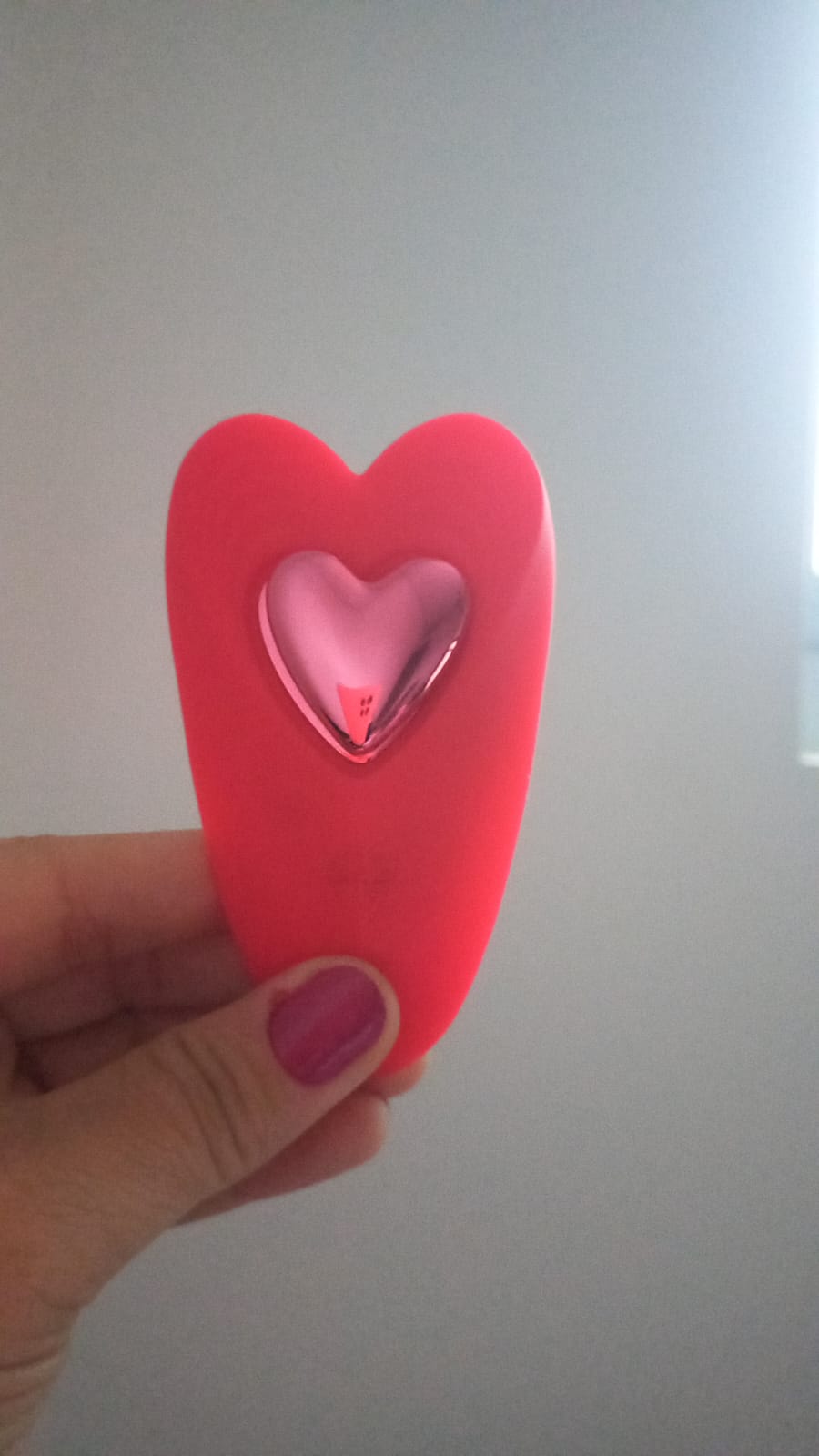 Vibrador de Calcinha Coração - App controle até de outro pais