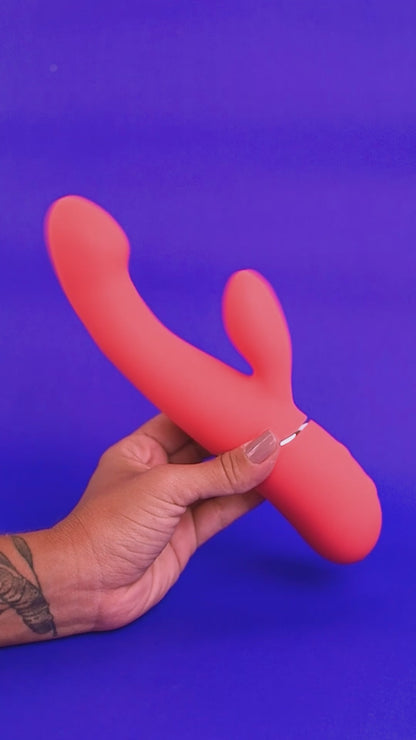 Samba Vibrador Rabbit com Power Finger